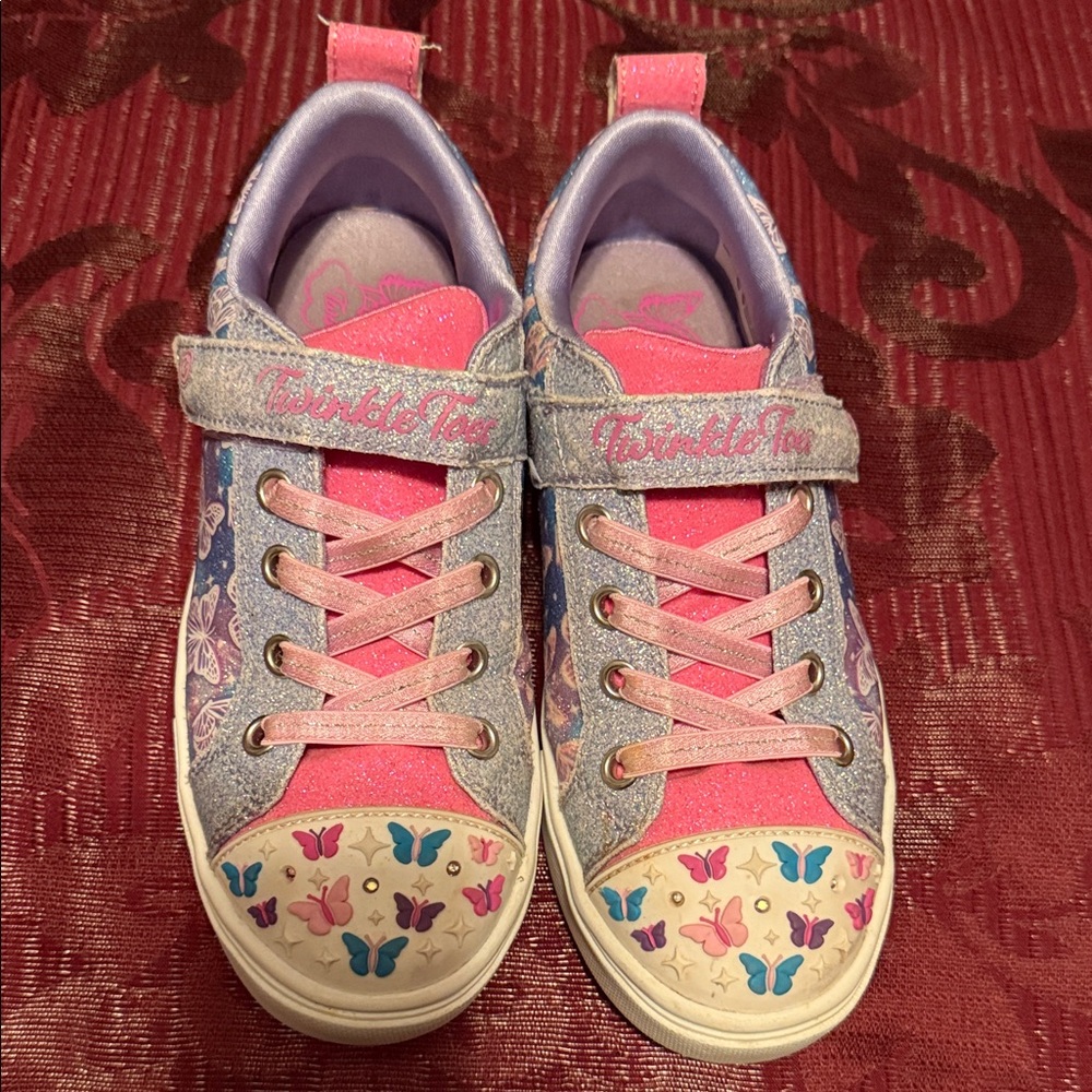 Kids Light-Up Sneakers - Pink and Blue